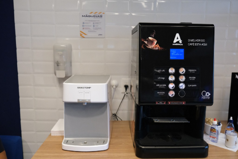 Comodato de Máquinas de Café para Consultório Médico Preços GUABIROTUBA - Comodato de Máquina de Café Expresso