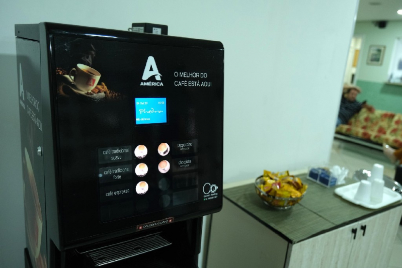 Empresa Que Aluga Máquina de Café e Chocolate Quente Bacacheri - Máquina Vending Café Expresso Capuccino Chocolate Quente