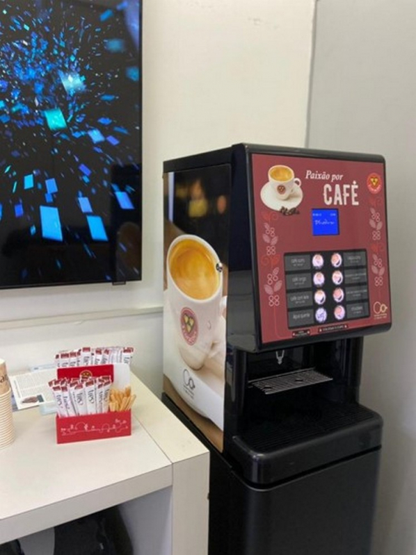 Empresa Que Aluga Máquina de Café Vending Machine Liberdade - Vending Machine de Bebidas Curitiba