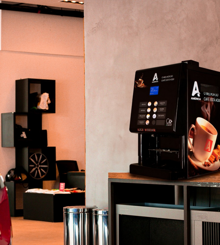Máquina de Café Expresso Que Faz Chocolate Quente Valor Centro de Embu - Máquina de Bebidas Quentes