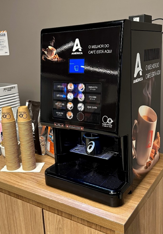 Máquina de Fazer Café Capuccino para Alugar Alphaville Centro - Máquina de Café para Conveniência