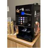 máquina de café vending para locação Vila Monte Belo
